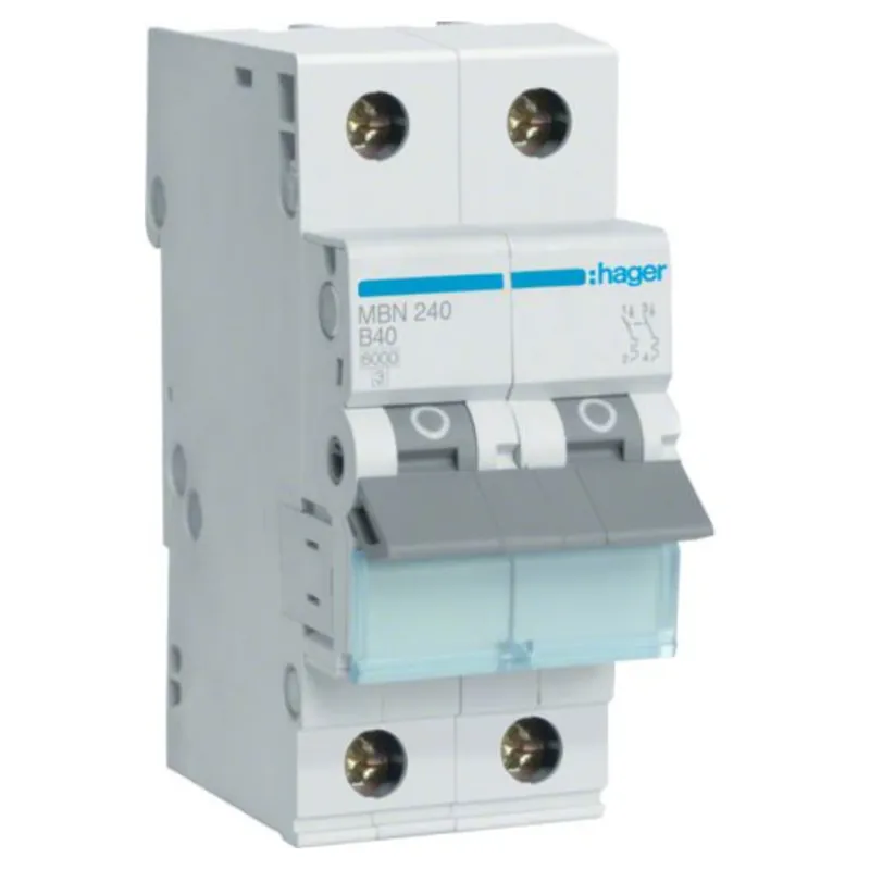 HAGER MBN240E Leitungsschutzschalter 2P B40 6kA Preisknaller