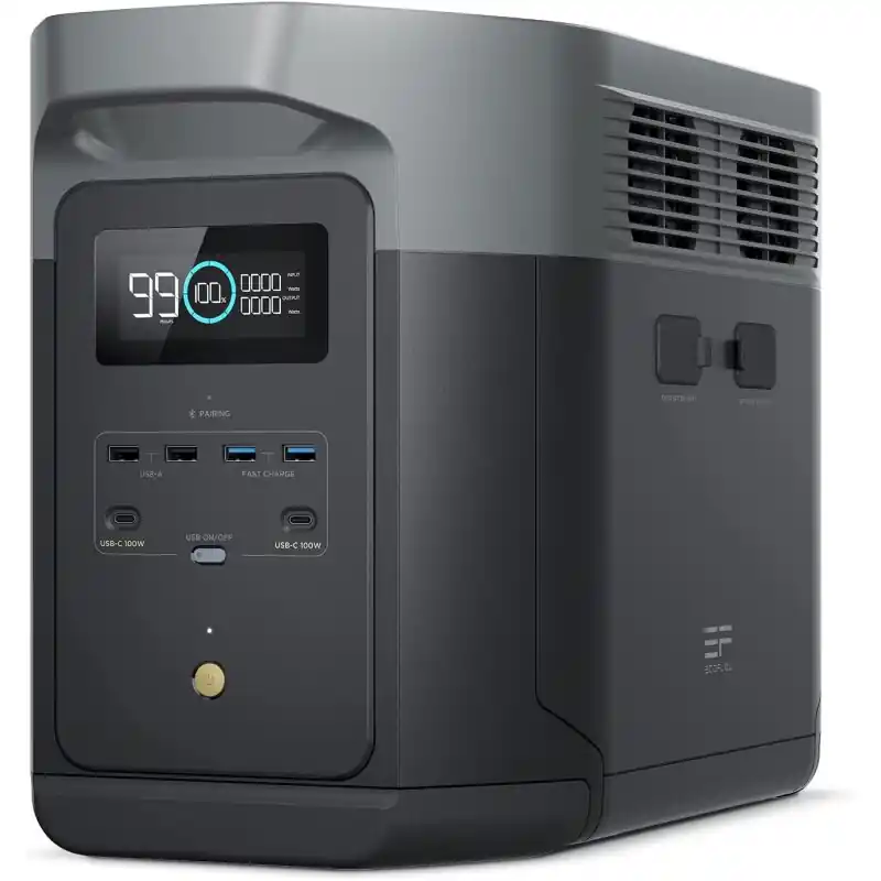 Must-Have EcoFlow DELTA 2 Max EU – 2048Wh Tragbare Power Station für Camping, Notstrom & Outdoor