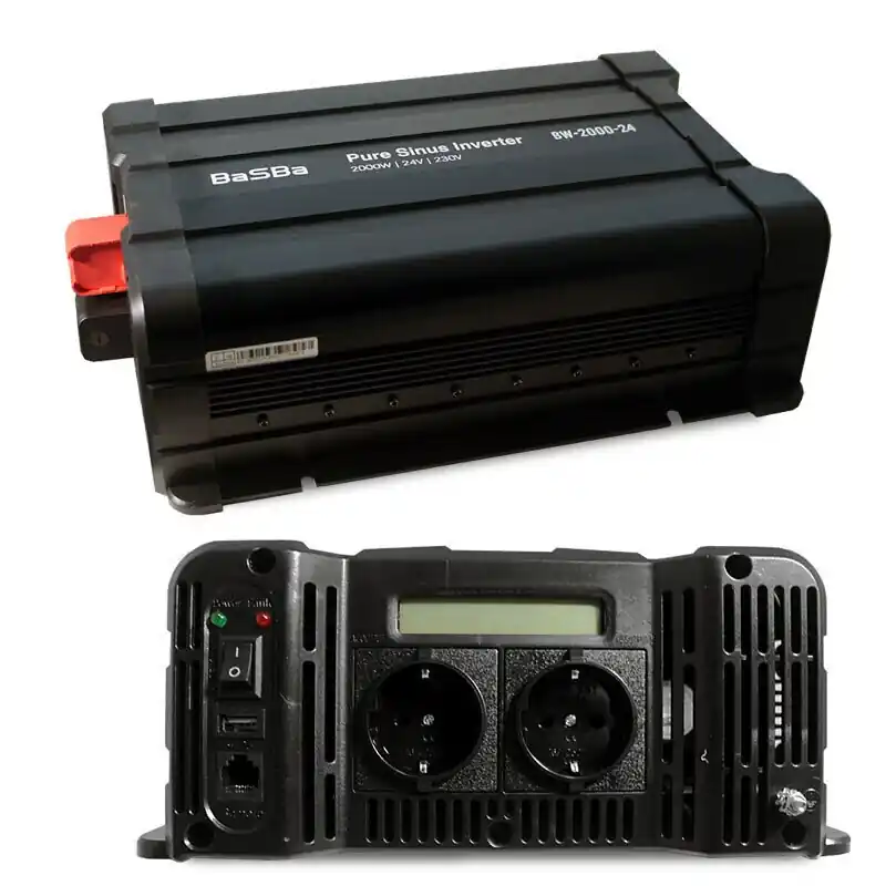 Wechselrichter 24V 230V 2000W Sinus BaSBa BW-2000-24 für Wohnmobil und Solar Exklusiv