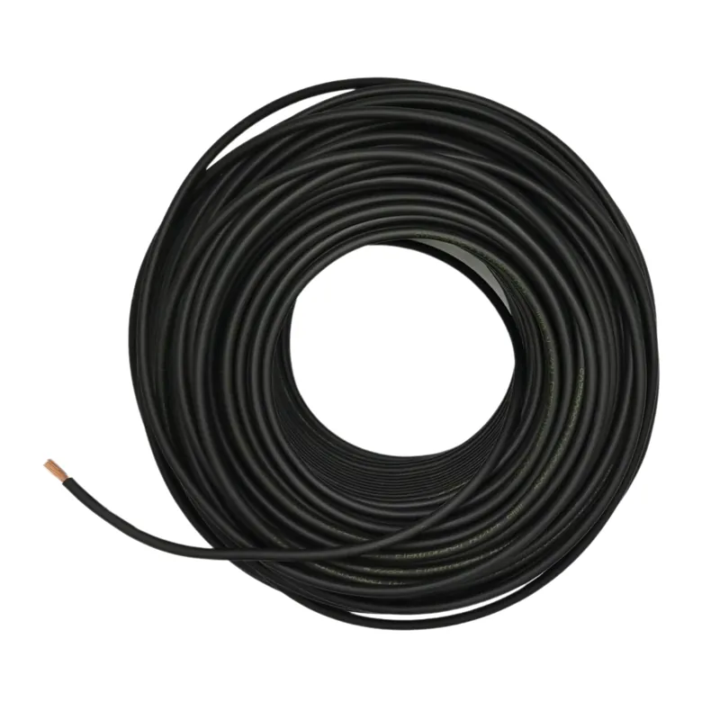 Letzte Chance Kabel 10,00mm2 (H07V-K) 100 Meter / 450-750V / schwarz