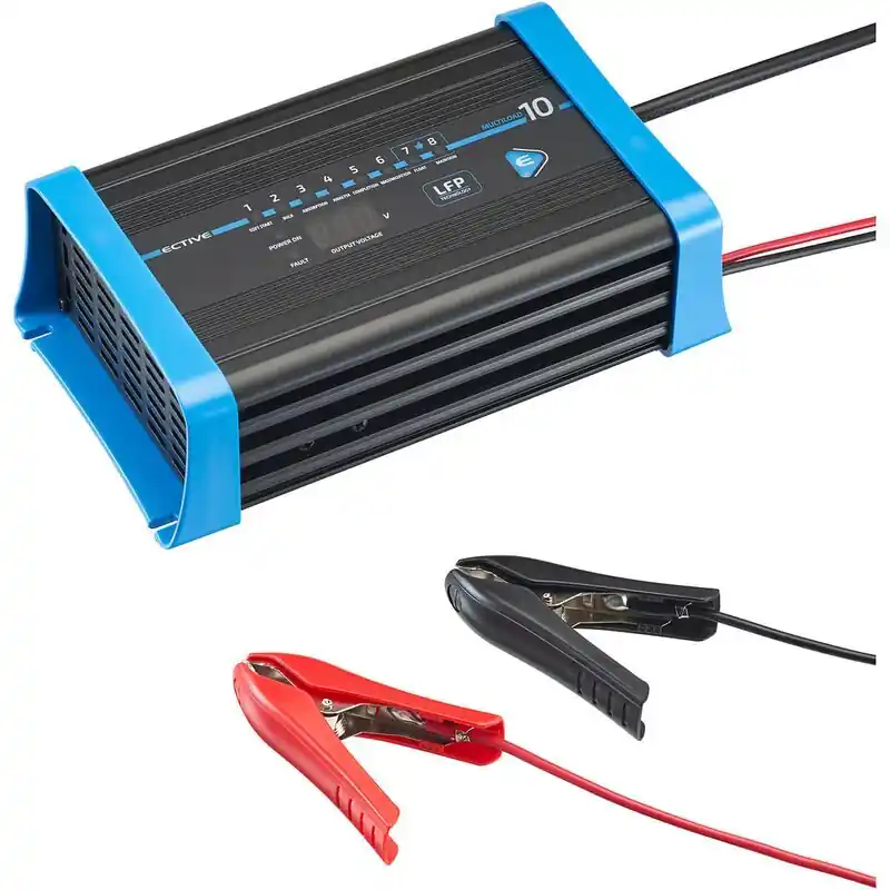 ECTIVE Multiload 10 LFP 10A/12V 8-Stufen Lithium-Batterieladegerät Highlight