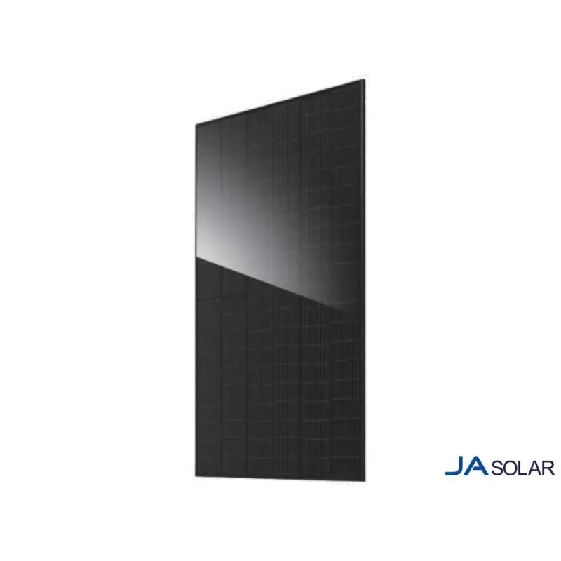 Versand Am Gleichen Tag JA Solar JAM60D41-500/LB – 500 W Bifaziales Glas-Glas Solarmodul (Full Black)