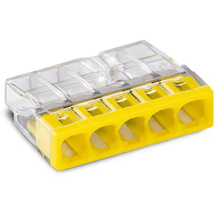 10 x Wago Verbindungsklemme Compact, 2273-205, 5 Leiter, 2mm2 Top-Angebot