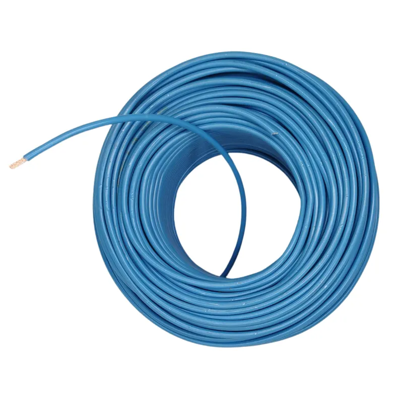 Heute Kaufen Kabel 10,00mm2 (H07V-K) 1 Meter / 450-750V / blau