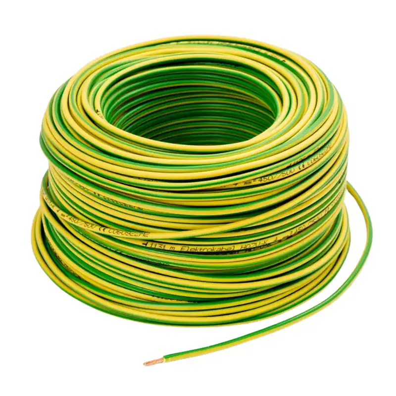 Kostenfreie Lieferung Kabel 1 x 16,0 (H07V-K) 1 Meter 450-750V / grün-gelb