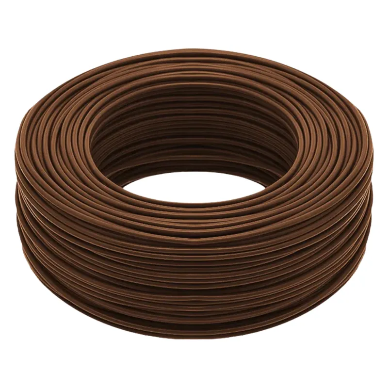 Kabel 1 x 16,0 (H07V-K) 1 Meter 450-750V / braun Neuheit