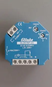 Eltako Nachlaufschalter NLZ61NP 8-230 VUC / 250V/10A (61100704) Markenware