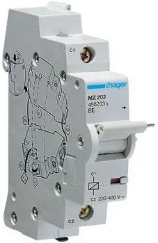 Hager MZ203 Arbeitstromauslöser für MCB RCBO 125A 230-415V AC 110-130V DC Premium