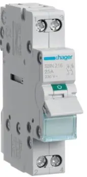 Hager Ausschalter SBN216 2polig 16A Heißes Angebot