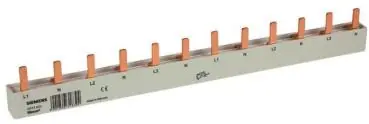 Geprüft Siemens 5ST3623 Stiftsammelschiene 10qmm 2x3X (1-phasig+N)
