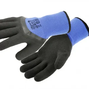 ZICHER Schutzhandschuhe latexbeschichtet isoliert blau 1 Paar / Gr??e XL/10 Preis Gesenkt