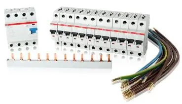 1x Bestückungspaket VA-Set 12xLS B16A1pol, 1xFi40/0,03A 1x Phasenschiene incl. Verdrahtung (7110032) Zertifiziert
