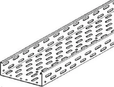 NIEDAX Kabelrinne RL 60.600 60x600mm inkl. Stoßstellenverbinder RV60, Länge: 3 Meter Nur Für Kurze Zeit