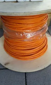 500 Meter Trommel Datenkabel Basic S/FTP LSHF Cat7 1000MHz 4x2xAWG23 orange Echt