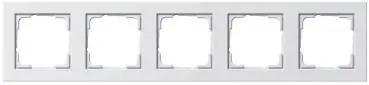 Gira 021529 System 55 Rahmen 5-fach E2 reinweiss glänzend Schneller Versand