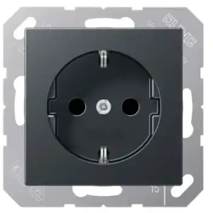 Jung A1520BFANM Schuko-Steckdose 16A 250V bruchsicher anthrazit matt Geld-Zurück-Garantie