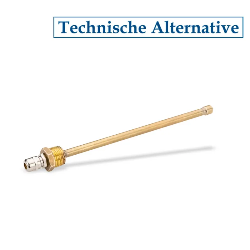Top-Qualität Technische Alternative TH200-MS Tauchhülse 200mm Entlastung Messing, 01/TH200-MS