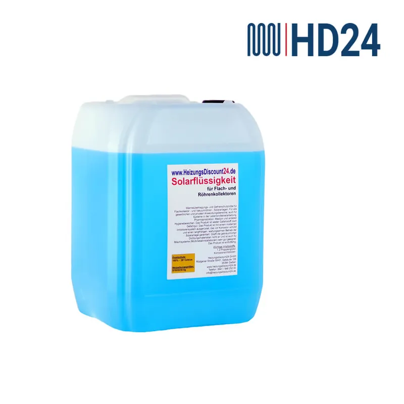 10 Liter HD24 Glysofor Solar AF Solarflüssigkeit bis -21°C Wärmeträgermedium Weltweiter Versand