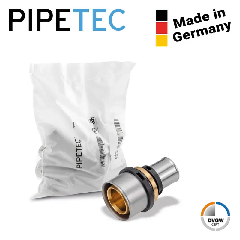 Sichere Zahlung 5 x Pipetec Press-Reduzierung 32x3 - 20x2 PFK3220, DVGW, TH+U Profil, Pressfitting