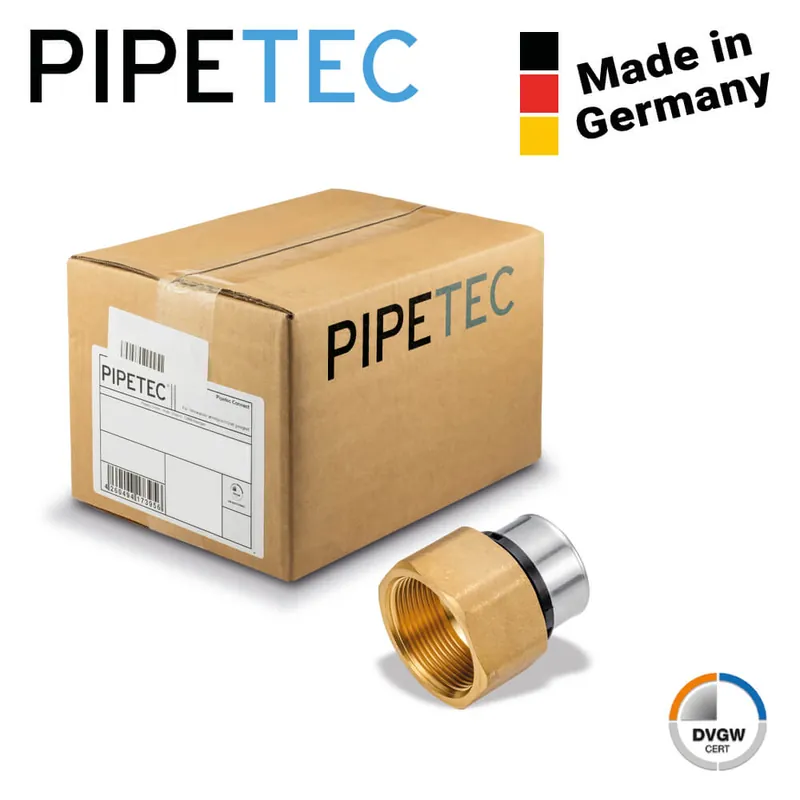 Mega-Angebot 20 x Pipetec Press-Übergang Innengewinde 40x3,5 - 1 1/2" PFUI4008, DVGW, TH