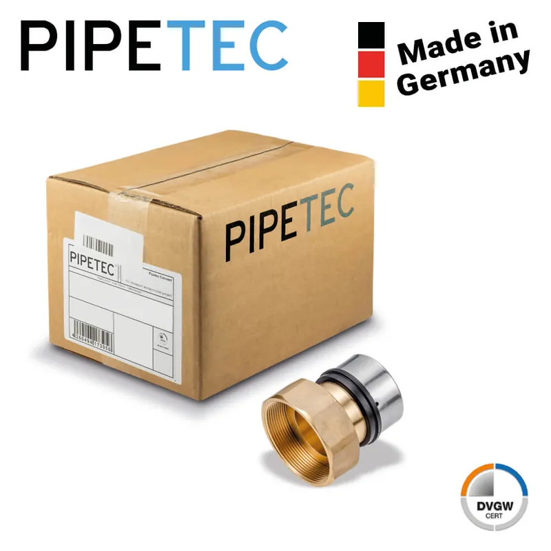 10 x Pipetec Press-Übergangsverschraubung Innengewinde 63x4,5-2 1/2" PFV6310 DVGW, TH Expressversand