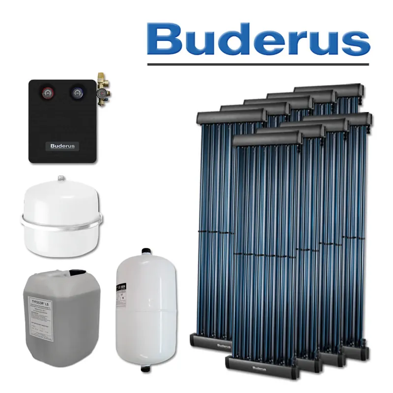 10,9m2 Buderus Logaplus Solaranlage S100, SKR, KS0110/2, Aufdachmontage Online Kaufen