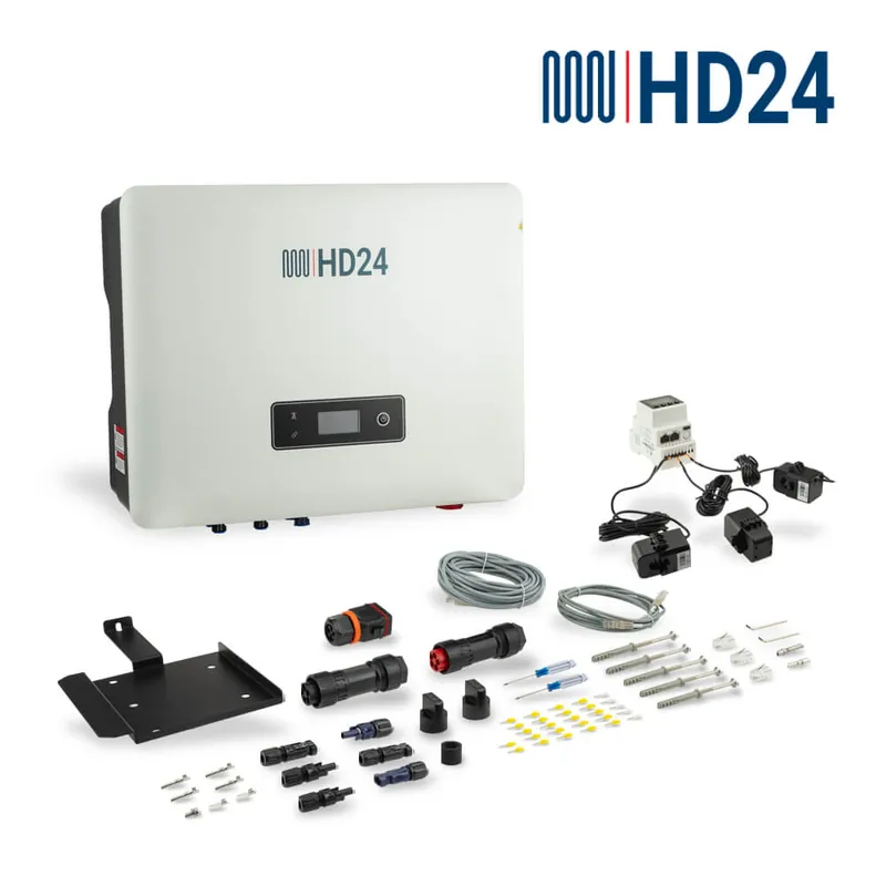 Kostenfreie Lieferung HD24 Hybrid-Wechselrichter, 12 kW, 25 Ampere, Solar-Inverter, 3-Phasen