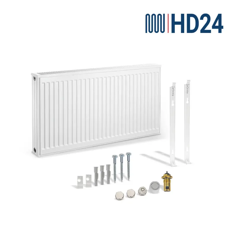 HD24 Ventilheizkörper, Heizkörper Typ 33 400x900 mm (H x L), Profilheizkörper Nur Heute