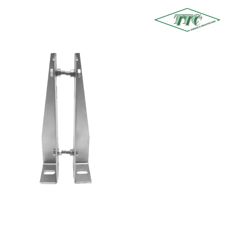 Zertifiziert TTC Abgas DW-NEO Wandhalterverlängerung W3, DN 150, bis 195 mm, Schornsteinsystem, doppelwandig