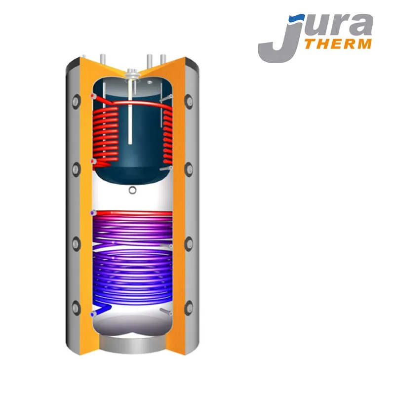 Beliebt Juratherm JHKE/R2 600 Kombi-Speicher, 388/150 Liter, 2 Wärmetauscher, emailliert