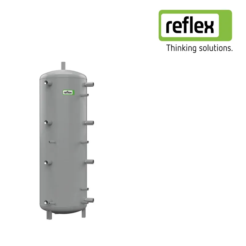 Reflex Storatherm Heat H 1000/1 Pufferspeicher inkl. Wärmetauscher, 1000 Liter, grau Sofort Bestellen