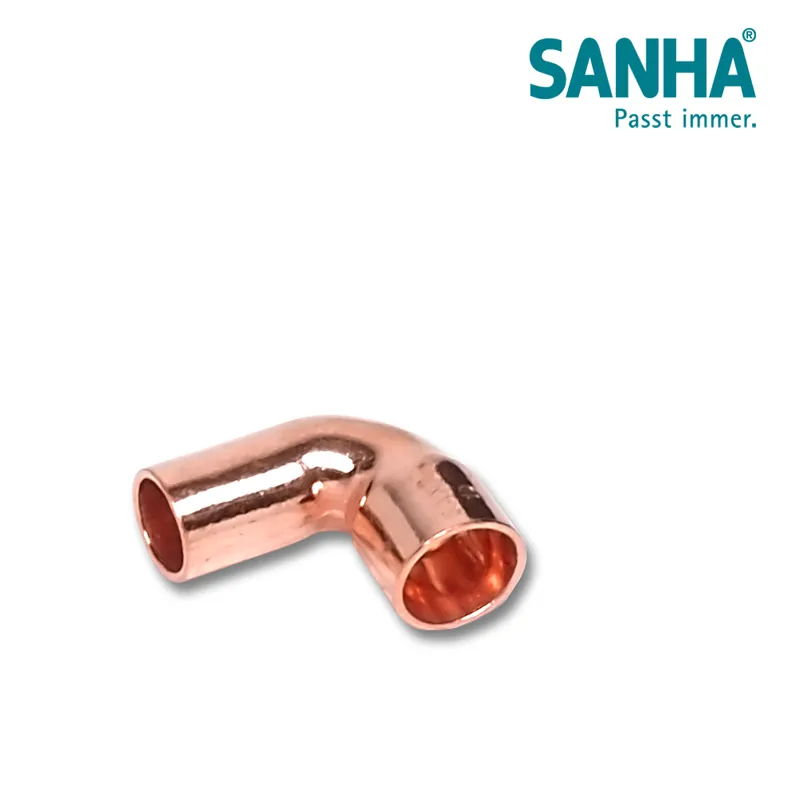 Zertifiziert SANHA Lötfitting Winkel 90° Cu-DHP i/a 10mm DVGW GW8