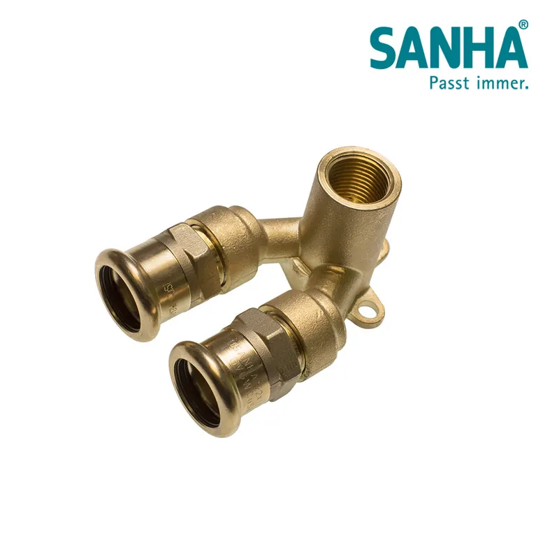 Ab Werk SANHA PURAPRESS Doppelwandscheibe 15x1/2x22mm für Zirkulation, DVGW