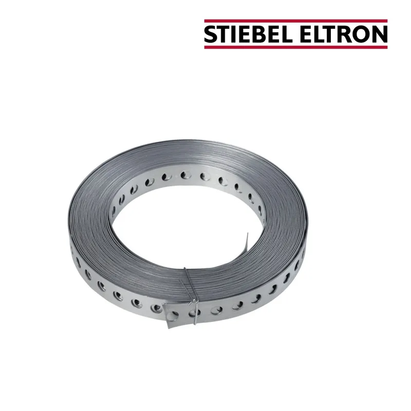 Ausverkauf Stiebel Eltron Lochband LWF LB 10m, aus verzinktem Stahl, zum Befestigen des Luftverteilsystems, 10 m