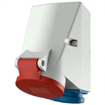 Letzte Chance Mennekes 1650 Doppelbox TwinCONTACT, Sicherungsh., CEE 16A, 400V, 5polig + Schuko 16A, 230V - IP 44