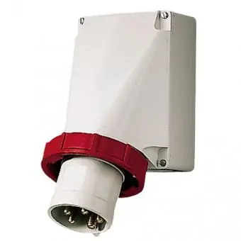 Mennekes Wandgerätestecker 361 - 63A / 400V / 5polig - IP67 Direkt Vom Hersteller