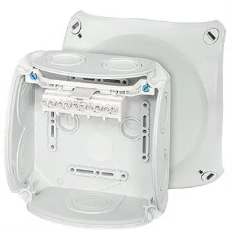 Hensel Kabelabzweigkasten DK 0404 G, 104 x 104 x 70 mm, IP 66, 1,5-4 mm² Gleich Bestellen