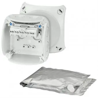 Hensel Kabelabzweigkasten WP 0202 G, 93 x 93 x 62 mm, IP 68, 0,75-2,5 mm² Saisonangebot