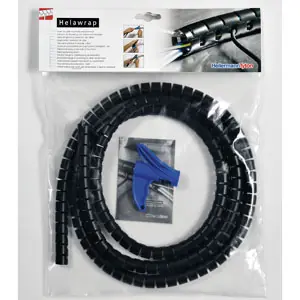 Hellermann-Tyton Helawrap HWPP, Spiralschlauch ø 25mm, Länge 2m, schwarz Limited Edition