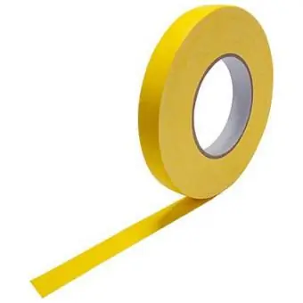 Cellpack No. 90 - Gewebeband, 19mm breit, 50m lang, beschriftbar, gelb Weltweiter Versand