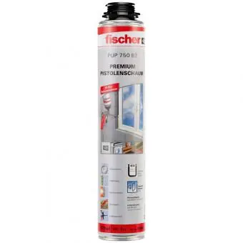 Bestseller Fischer 1K Premium Pistolenschaum PUP B2 750, 825 ml