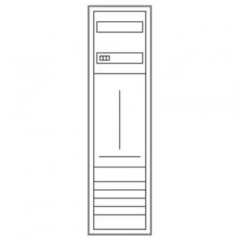 Hager Komplettschrank ZB313T1, 1 Zählerfeld Im Trend