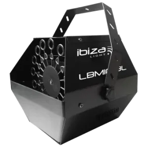 Seifenblasenmaschine IBIZA ''LBM10-BL'' 25W, mit Hängebügel Gratis Versand