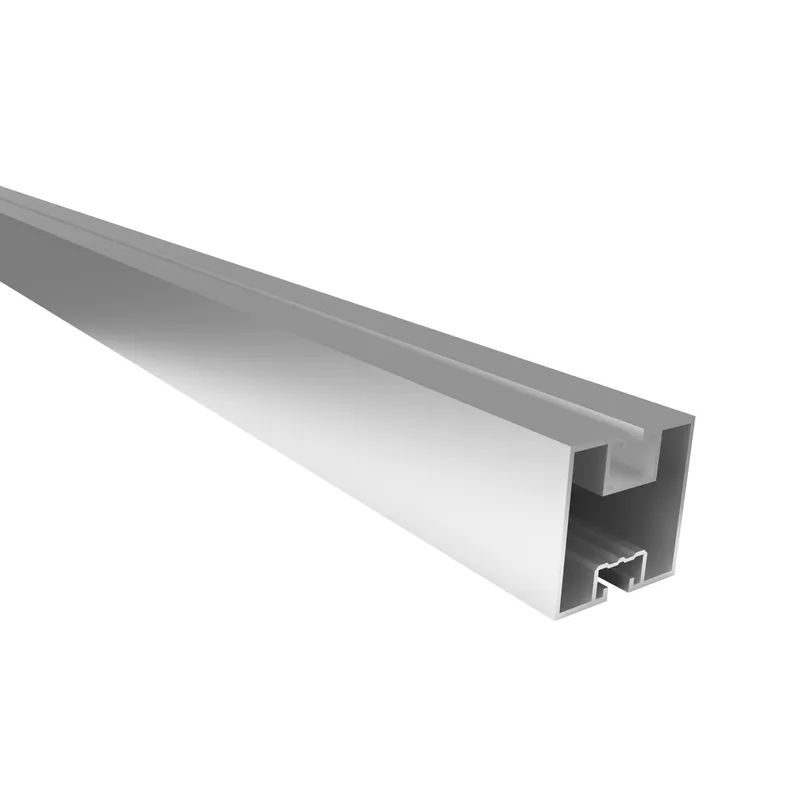 Must-Have 1m PV-Montageschienen 40x40 Solar Montage Profile Photovoltaik silber