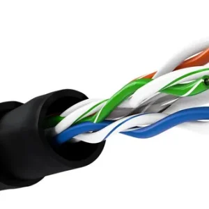 100m CAT 6 Outdoor Netzwerkkabel-Set, U/UTP, Schwarz, CCA Kupfergemisch für SOHO Anwendungen, AWG 24/1 (solid), PE Preis Gesenkt