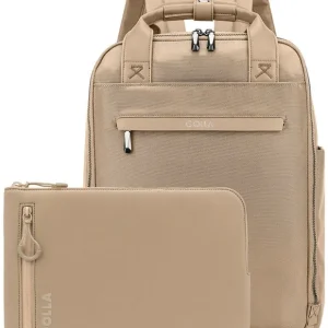 Beliebt Laptop Rucksack 15.6" mit Sleeve 13" als Set in coffee