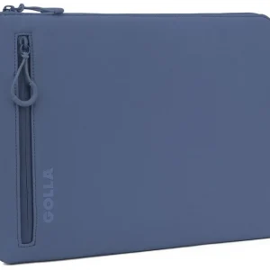 Direktkauf Golla Laptop Tasche / Wasserdichter Laptop Sleeve aus Neopren / Für MacBook, Asus und weitere Notebooks / Elegante Laptophülle / Reißverschluss mit Neoprenmantel / 15 Zoll / Petroleum
