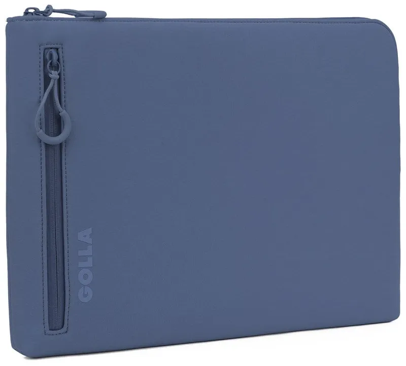 Direktkauf Golla Laptop Tasche / Wasserdichter Laptop Sleeve aus Neopren / Für MacBook, Asus und weitere Notebooks / Elegante Laptophülle / Reißverschluss mit Neoprenmantel / 15 Zoll / Petroleum