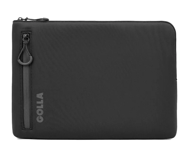 Golla Laptop Tasche / Wasserdichter Laptop Sleeve aus Neopren / Für MacBook, Asus und weitere Notebooks / Elegante Laptophülle / Reißverschluss mit Neoprenmantel / 15 Zoll / Schwarz Heißes Angebot