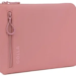 Golla Laptop Tasche / Wasserdichter Laptop Sleeve aus Neopren / Für MacBook, Asus und weitere Notebooks / Elegante Laptophülle / Reißverschluss mit Neoprenmantel / 15 Zoll / Dirty Pink Ausverkauf